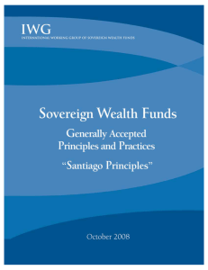 Sovereign Wealth Funds: Generally Accepted Principles and