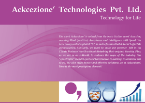 Ackcezione` Technologies Pvt. Ltd.