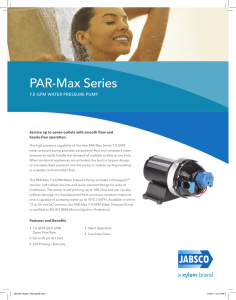PAR-Max 7.0 Promotional Sheet - Xylem Flow Control