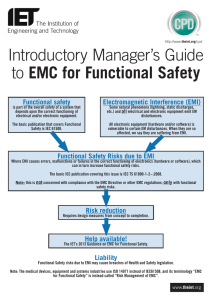 Introductory Managers Guide to EMC for Functional Safety