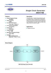 Data Sheet - Asahi Kasei Microdevices Corporation