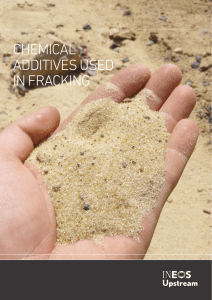 chemical additives used in fracking