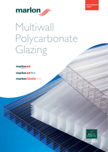the Marlon ST Multiwall Polycarbonate