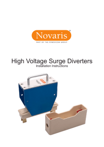 High Voltage Surge Diverters