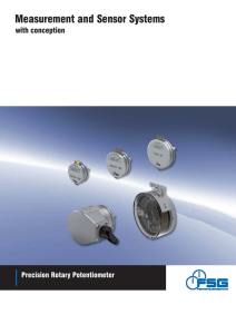 FSG Presicion Rotary Potentiometers