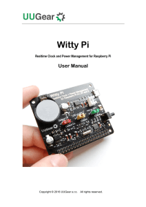Witty Pi user manual