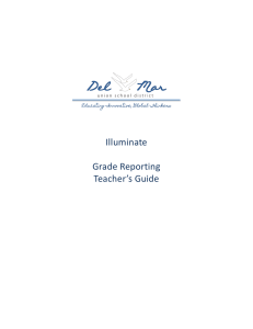 Illuminate - Grade Reporting