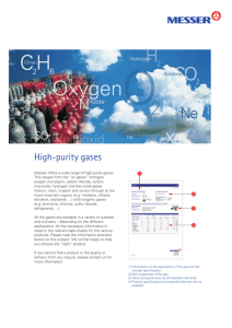 High-purity gases