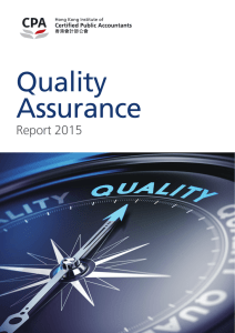 quality assurance report 2015 - Hong Kong Institute of Certified