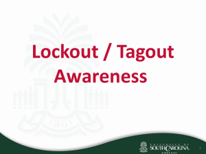 Lockout / Tagout Awareness