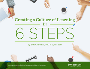Creating a Culture of Learning in 6 Steps
