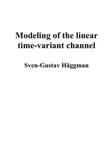 Modeling of the linear time