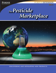 The Pesticide Marketplace, Discovering and Developing New