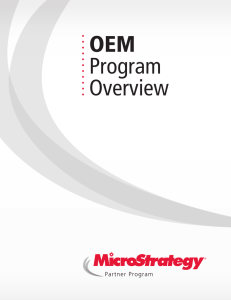 OEM Program Overview