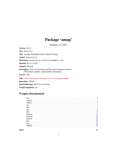 Package `amap`