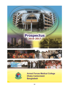 AFMC Prospectus - armed forces medical college
