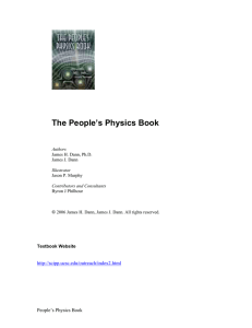 The People`s Physics Book
