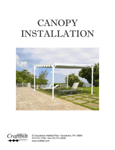 canopy installation