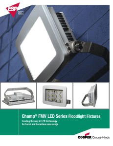 Champ® FMV LED Series Floodlight Fixtures