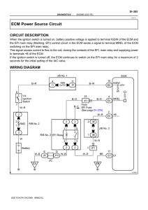 ECM Power Source Circuit