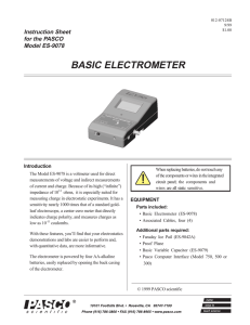 BASIC ELECTROMETER