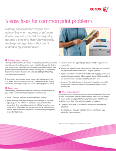 5 easy fixes for common print problems