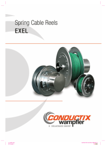 Spring Cable Reels EXEL - Conductix