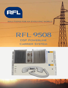 RFL 9508 - RFL Solutions for an evolving world