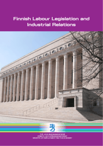 Finnish Labour Legislation and Industrial Relations