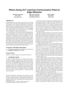 What`s Going On? Learning Communication Rules In Edge Networks