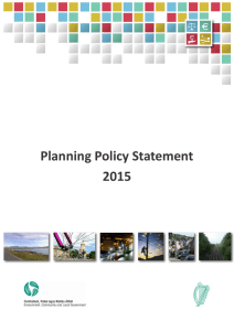 Planning Policy Statement 2015 - Department of Housing, Planning