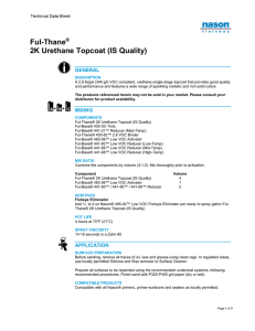 Ful-Thane® 2K Urethane Topcoat (IS Quality)