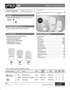3-Way CFL Specification