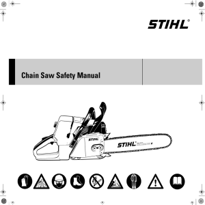 Chain Saw Safety Manual