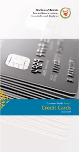 Credit Cards - Central Bank of Bahrain