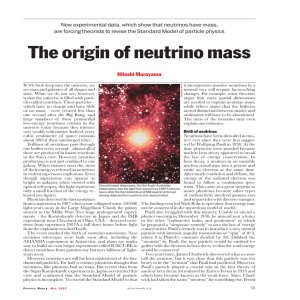 The origin of neutrino mass - Hitoshi Murayama