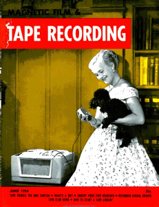 tape recording - American Radio History