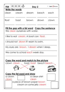 F04 Day 2 Write the words Fill the gap with a list word Copy the