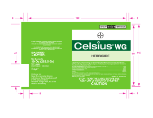 Celsius WG Label
