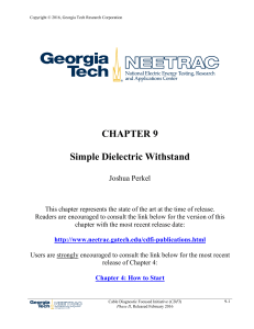 CHAPTER 9 Simple Dielectric Withstand - neetrac
