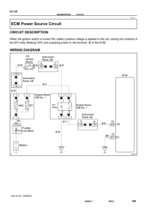 ECM Power Source Circuit (Echo)