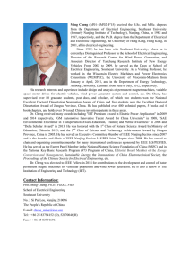 Ming Cheng - IEEE Industry Applications Society