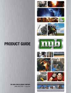 product guide - New York Blower Company
