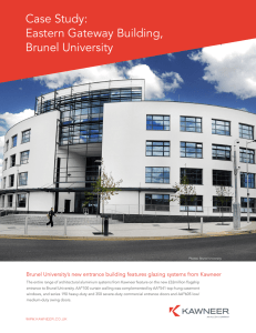 Case Study: Eastern Gateway Building, Brunel University