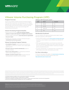 VPP Customer Overview