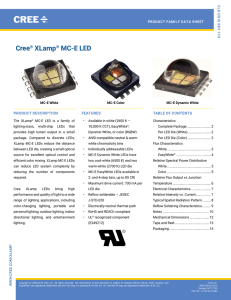 Cree XLamp MC-E LED Data Sheet