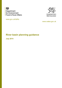 River basin planning guidance