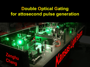 Double Optical Gating for attosecond pulse generation
