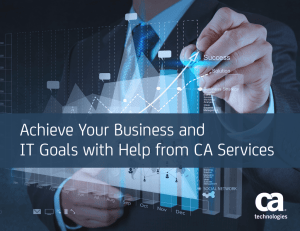 Achieve Your Business and IT Goals with Help