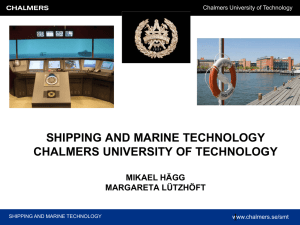shipping and marine technology chalmers university of technology